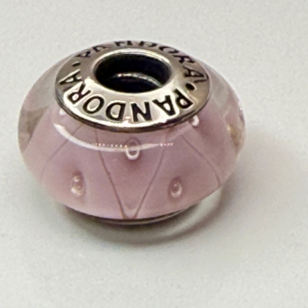 Retired Pandora Rose Looking Glass Murano Charm 790922